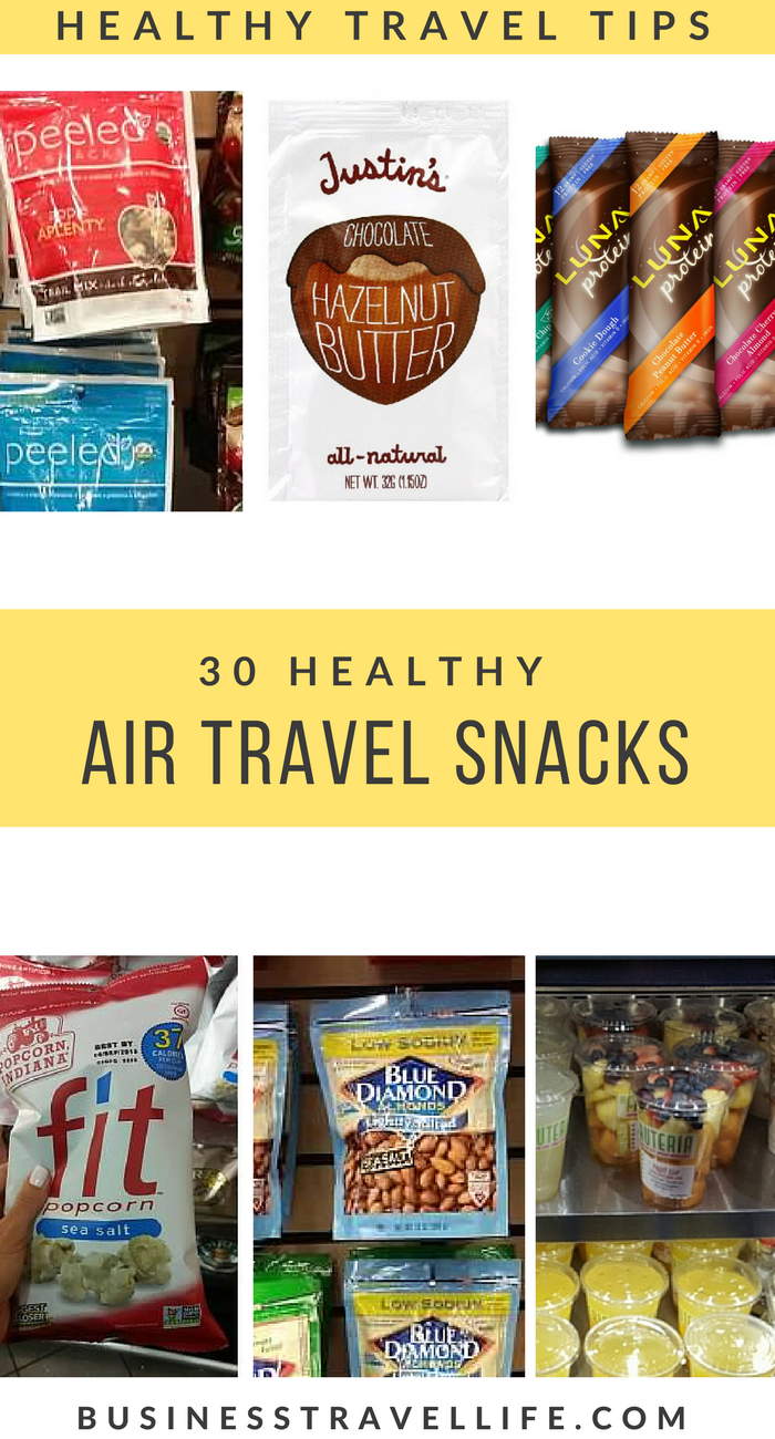 good travel snacks for flying