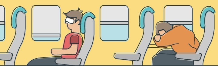 how to sleep on a plane