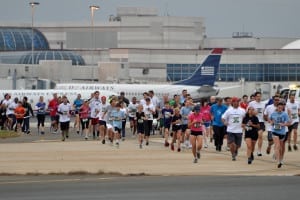 travel workout clt airport run