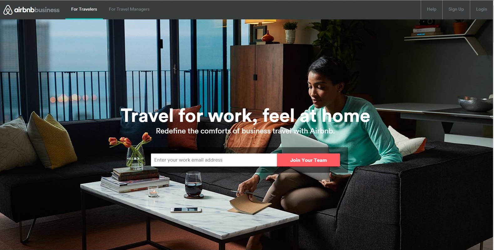 is airbnb for business travel
