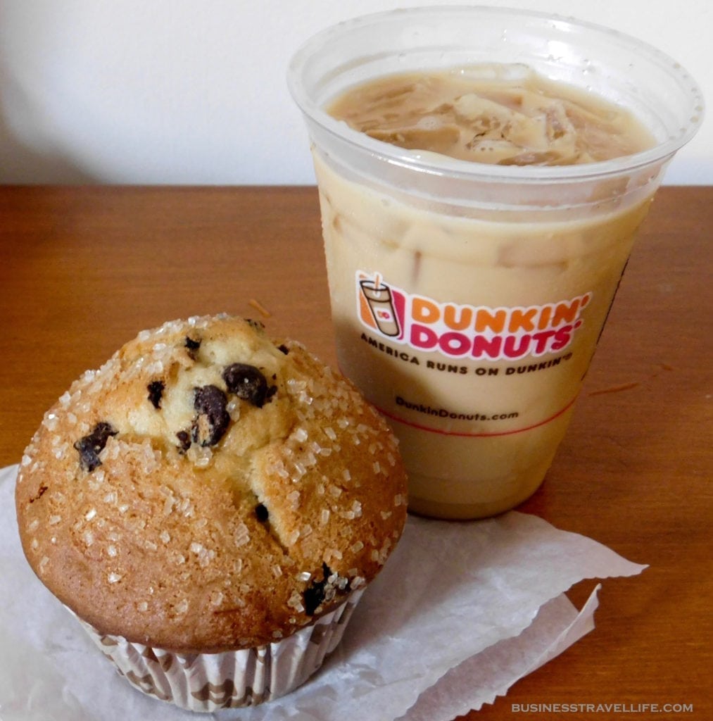 dunkin' donuts healthy options business travel life
