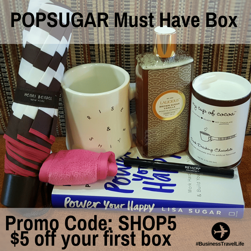 popsugar box business travel life