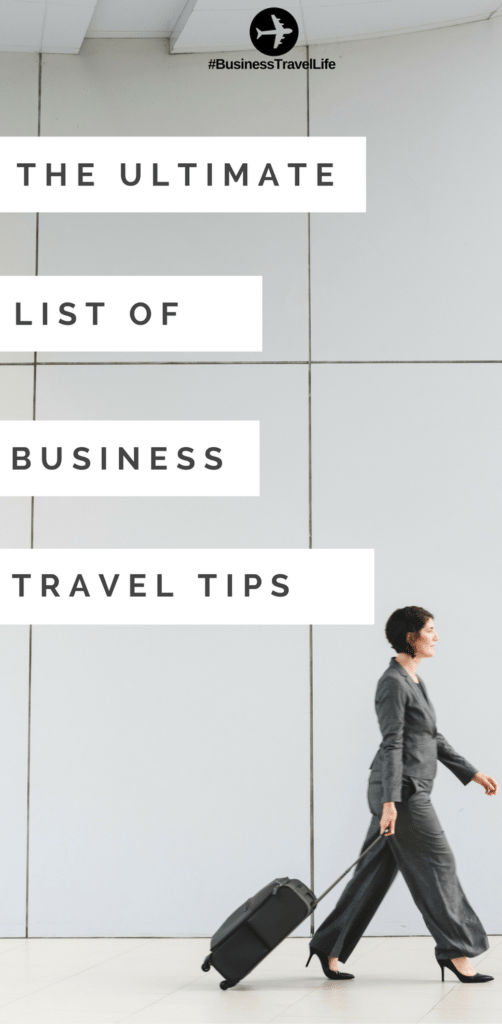 business travel advice