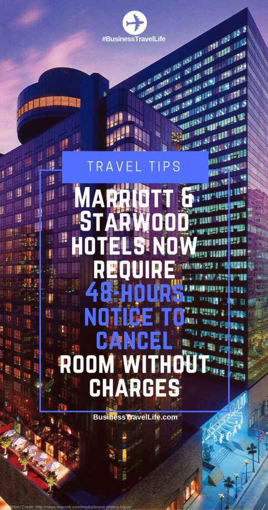 Marriott cancellation policy business travel life 3