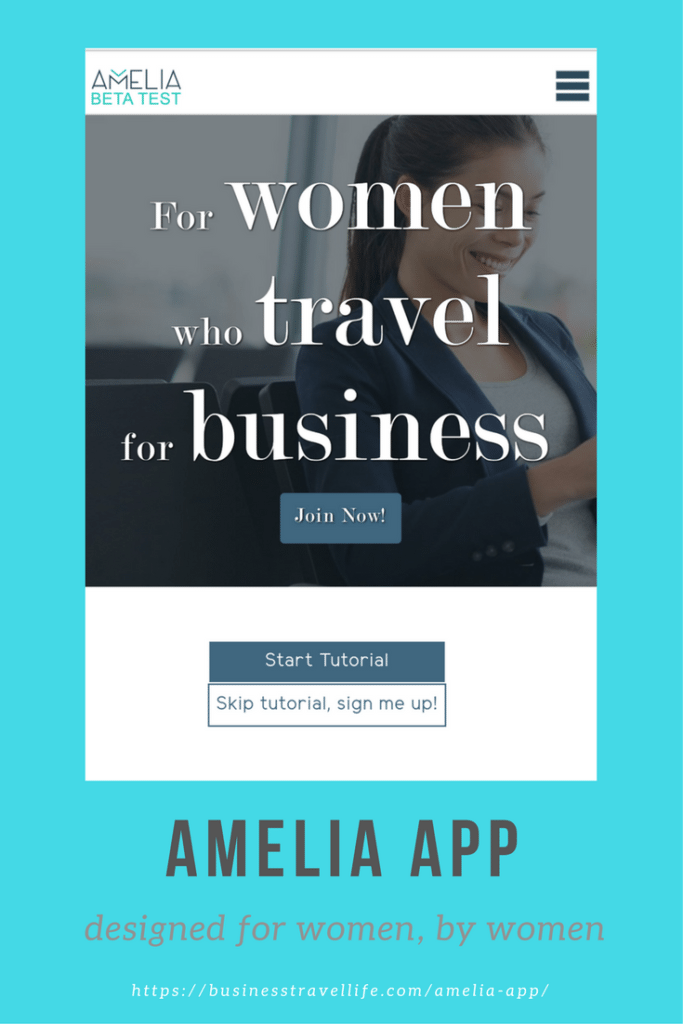 amelia app business travel life