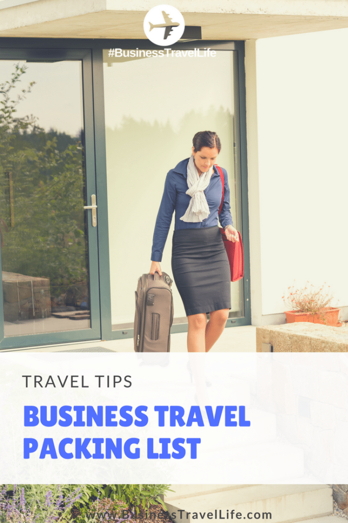 travel packing for business