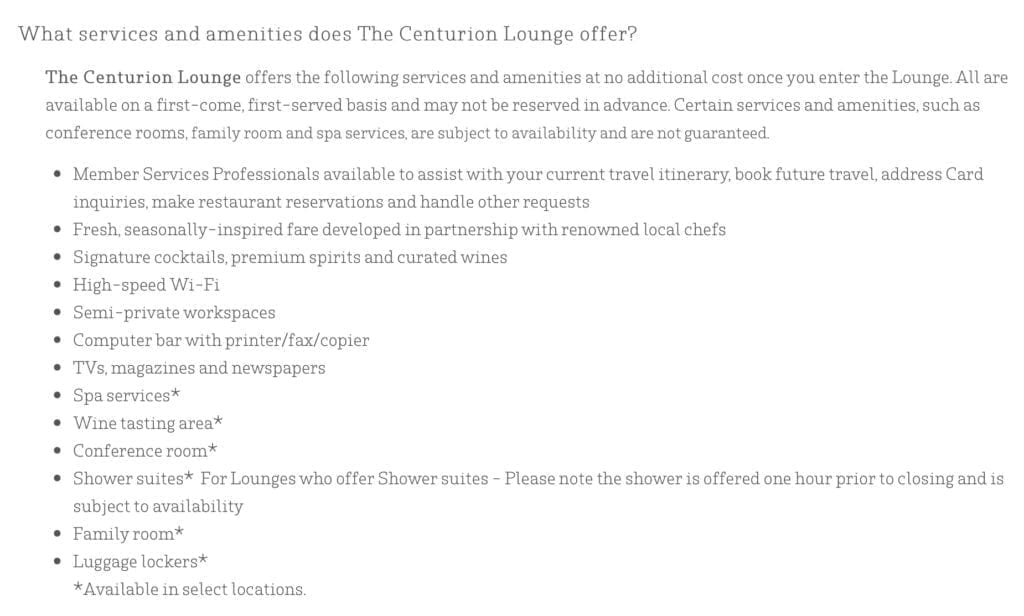 Centurion Lounge, Business Travel Life 1