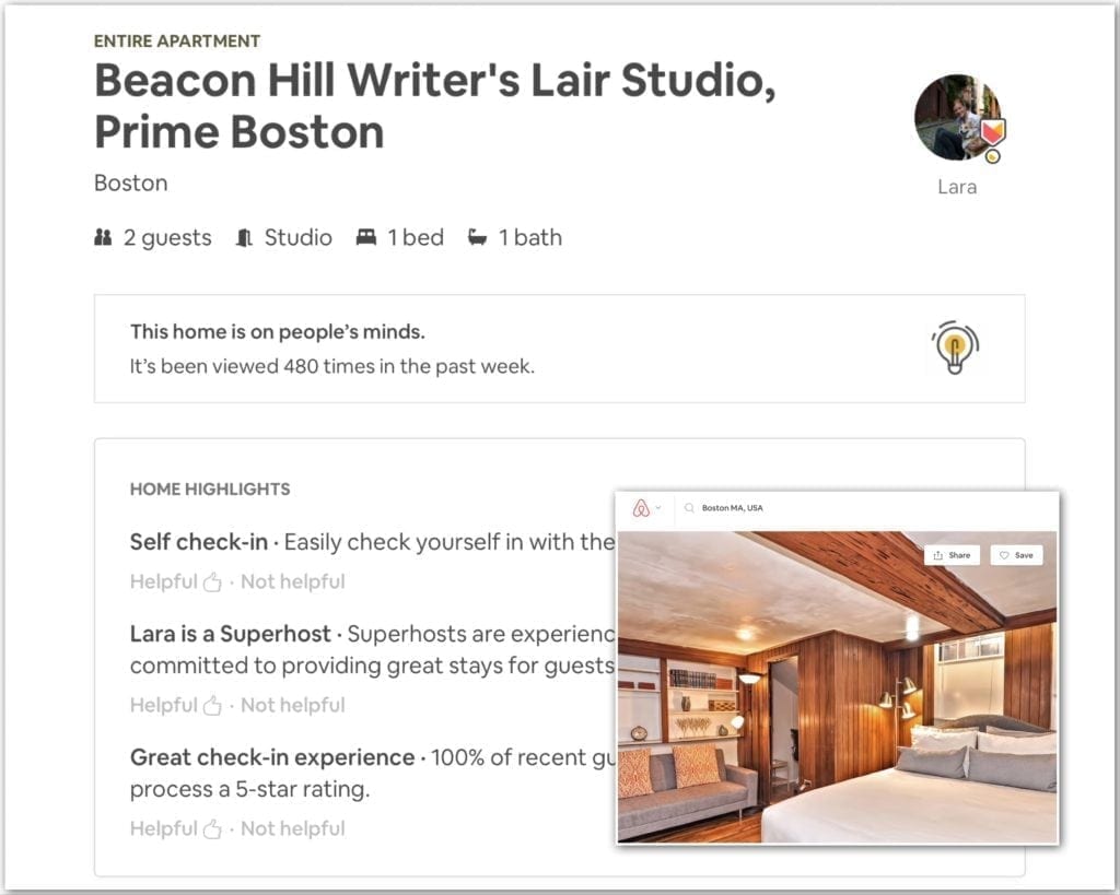 Airbnb business travel, boston, business travel life