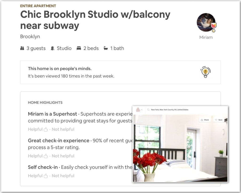 Airbnb business travel, brooklyn, business travel life