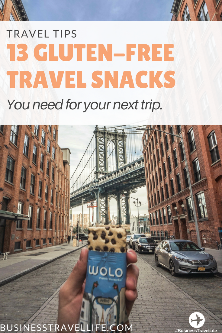 gluten free travel snacks 