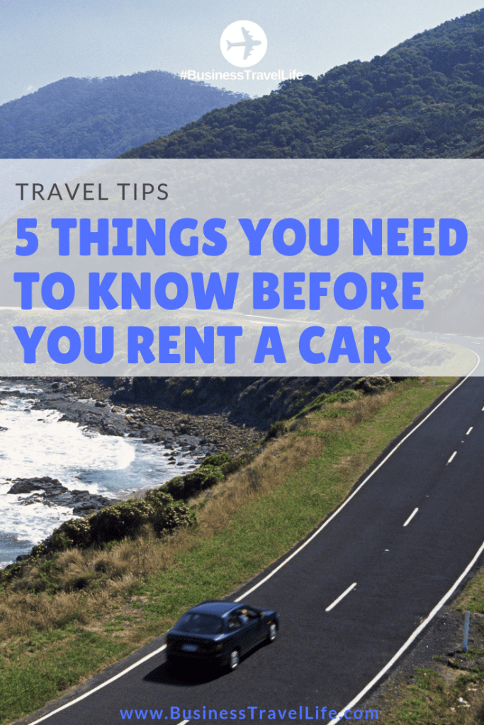 rental car tips business travel life